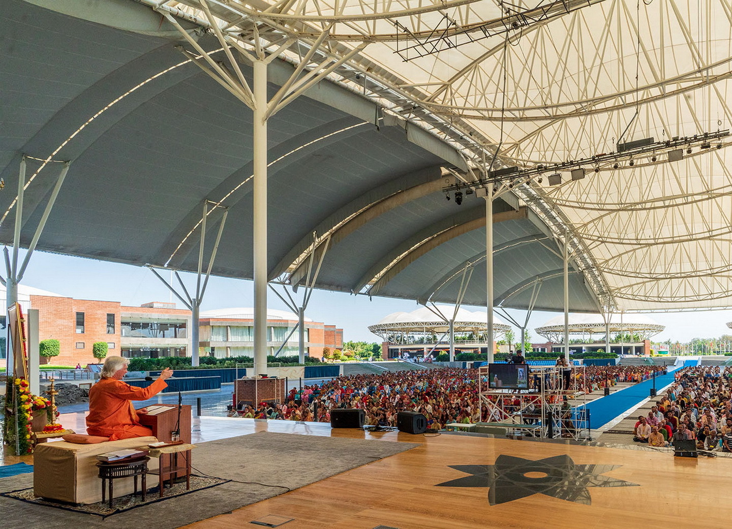 Brother Chidananda Opening Satsanga in Hyderabad