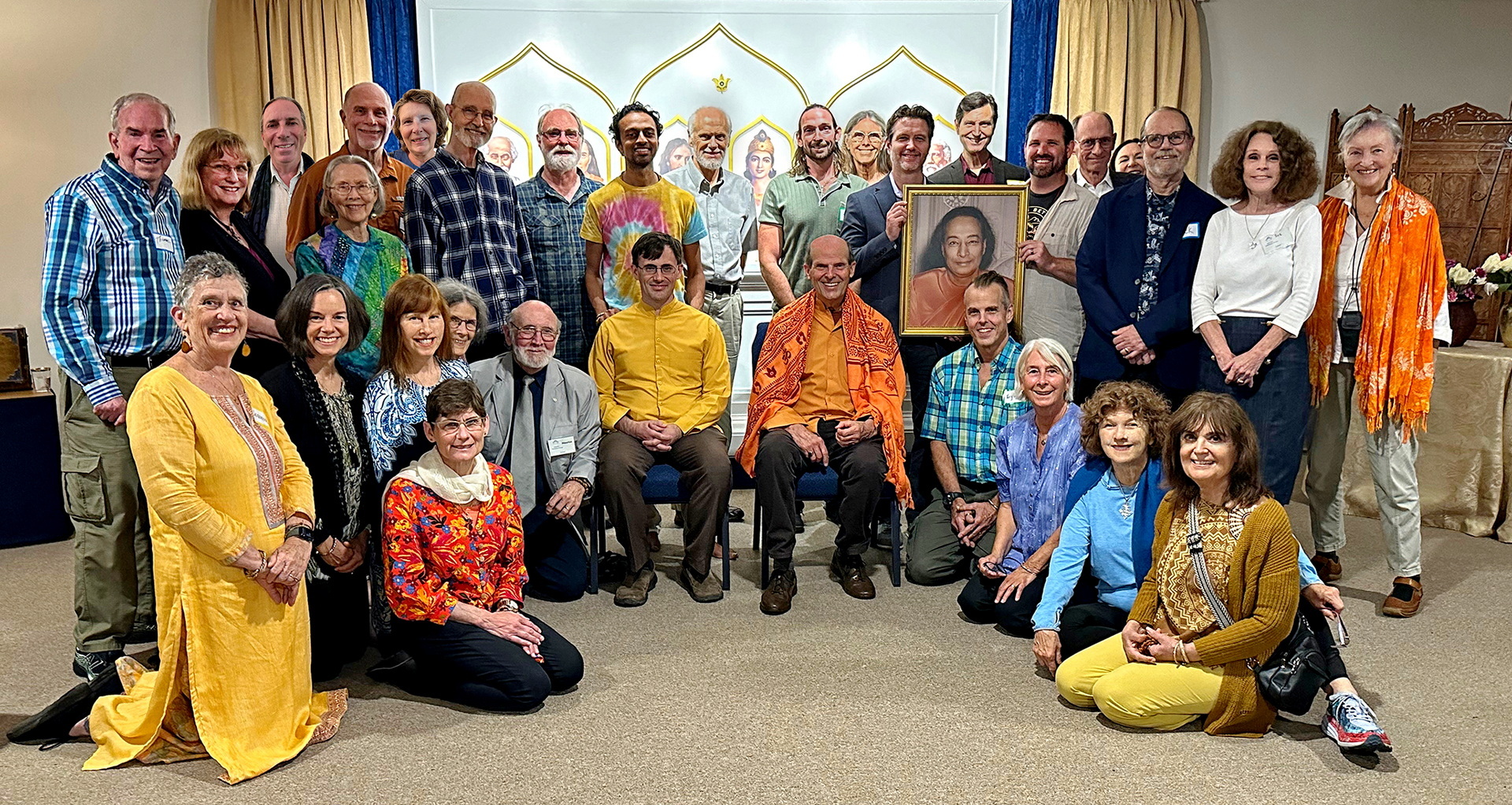 The monks then visited members in Asheville, North Carolina.