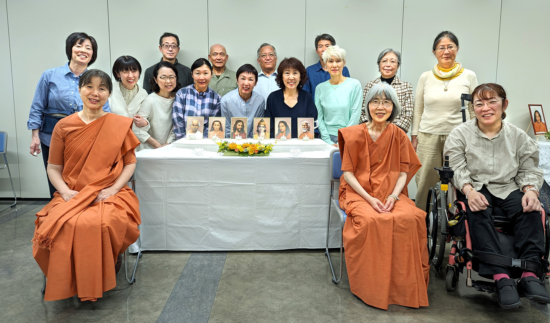 The nuns then traveled to Sapporo, Japan, to meet with members there.