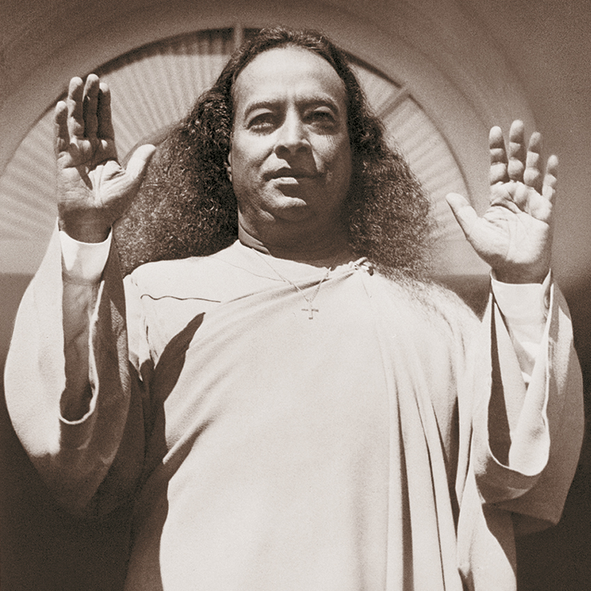 Paramahansa Yogananda 1949 cropped sepia