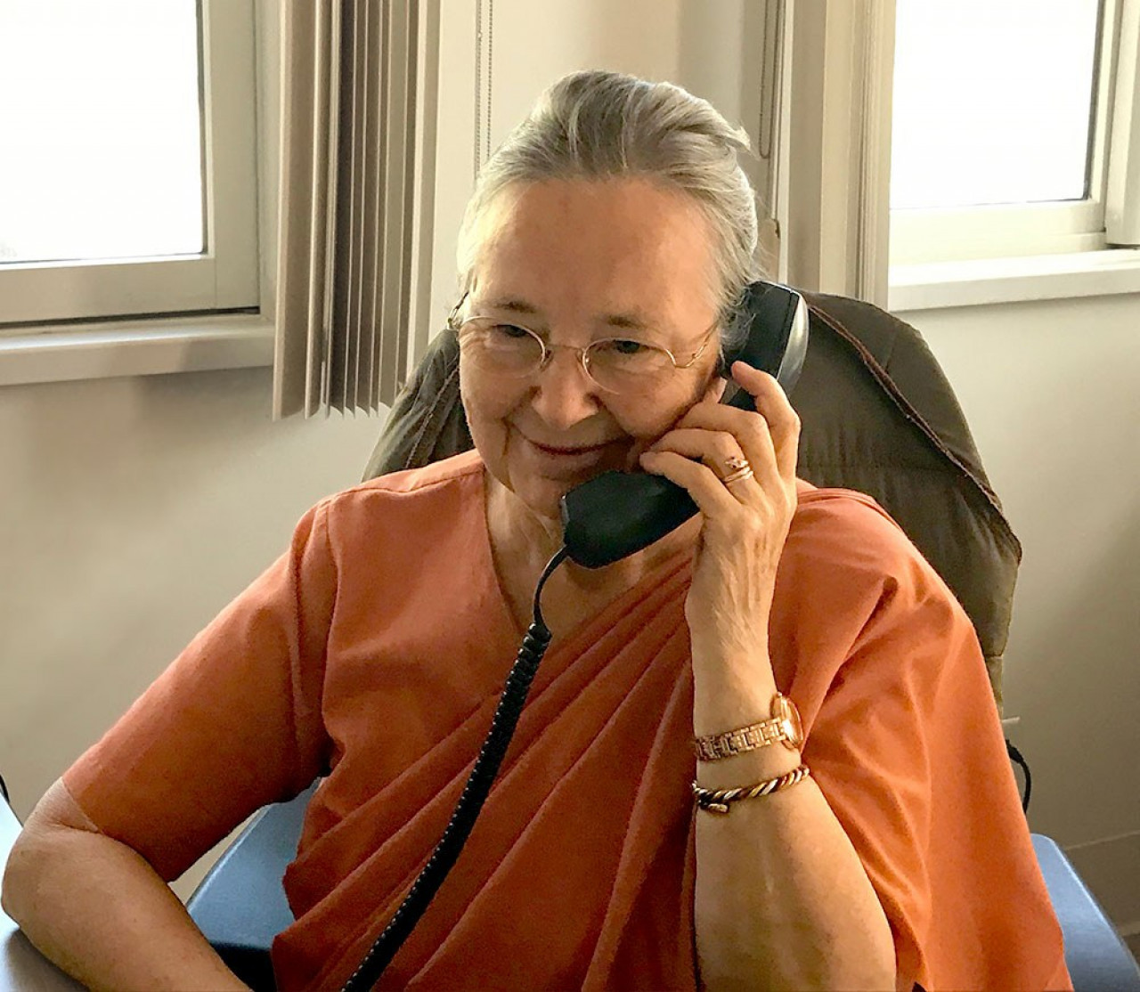 SRF nun counsels over phone