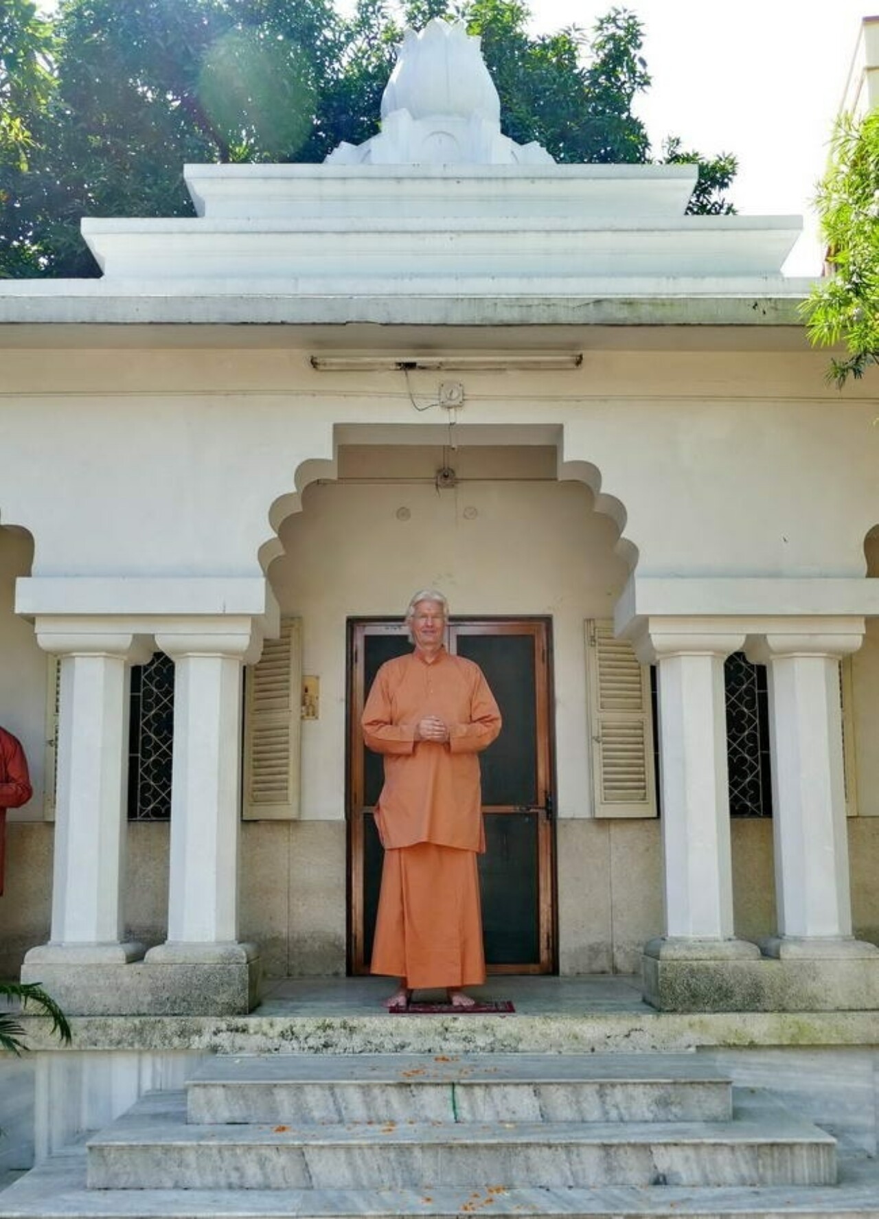 Brother Chidananda At Yogananda's Childhood Home