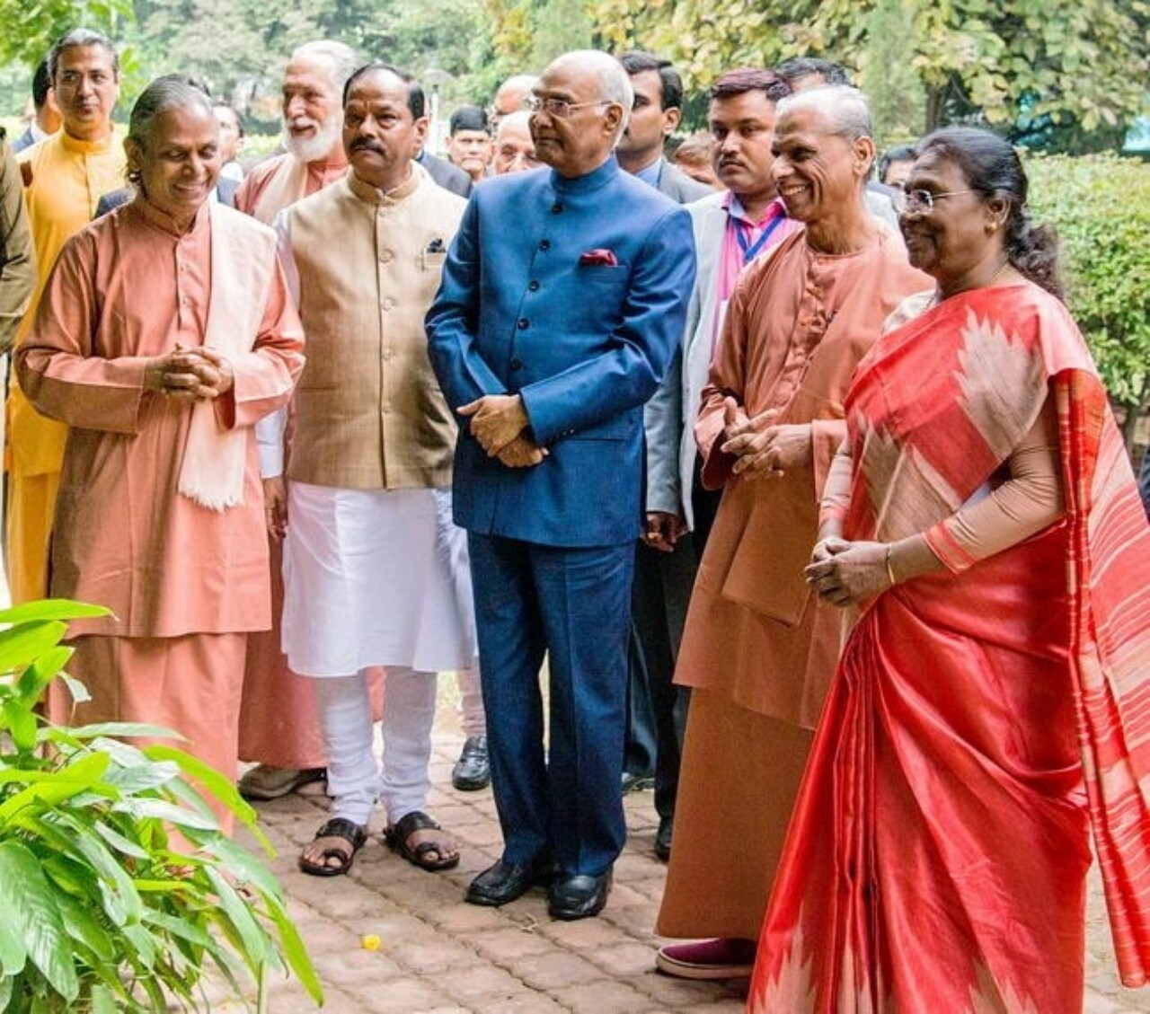 President Of India Visits YSS Ranchi Ashram