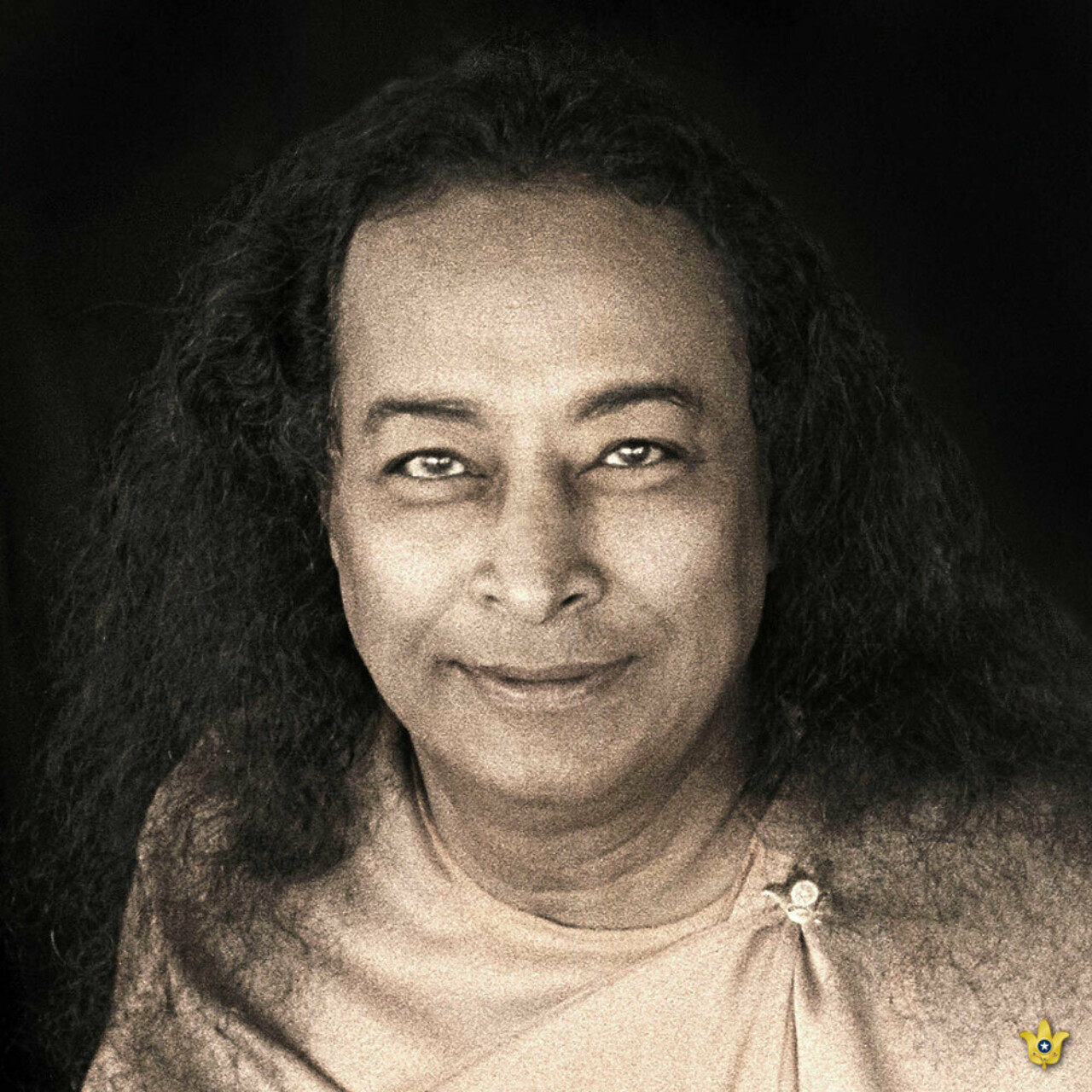 PY 5113 3 03sepia square gold lotus