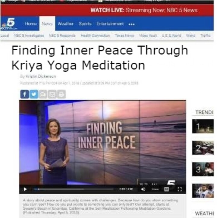 Blog News Media Outlets Tuning Into Srf Teachings Finding Inner Peace